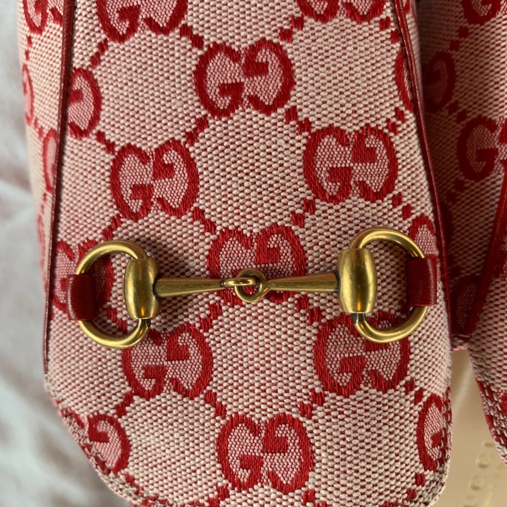 EUC GUCCI PRINCETON MULES RED MALAGA KID 40.5